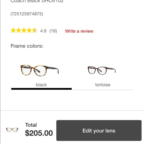 Coach glasses - Picture 7 of 7